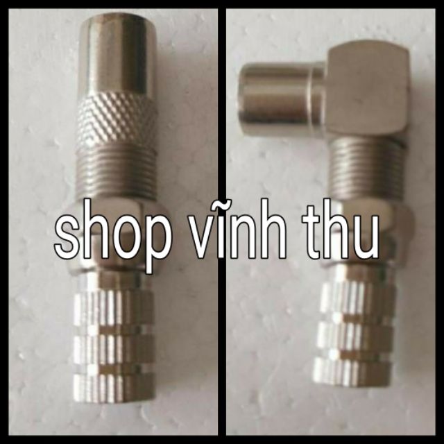 Đầu jack rắc ti vi thẳng và vuông