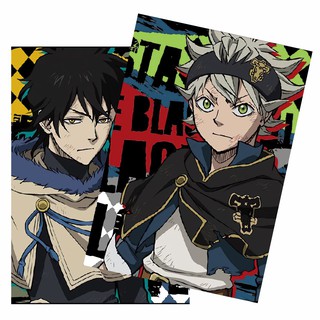 Poster Anime Black Clover Cỡ A4 - Asta Yuno Noelle Yami
