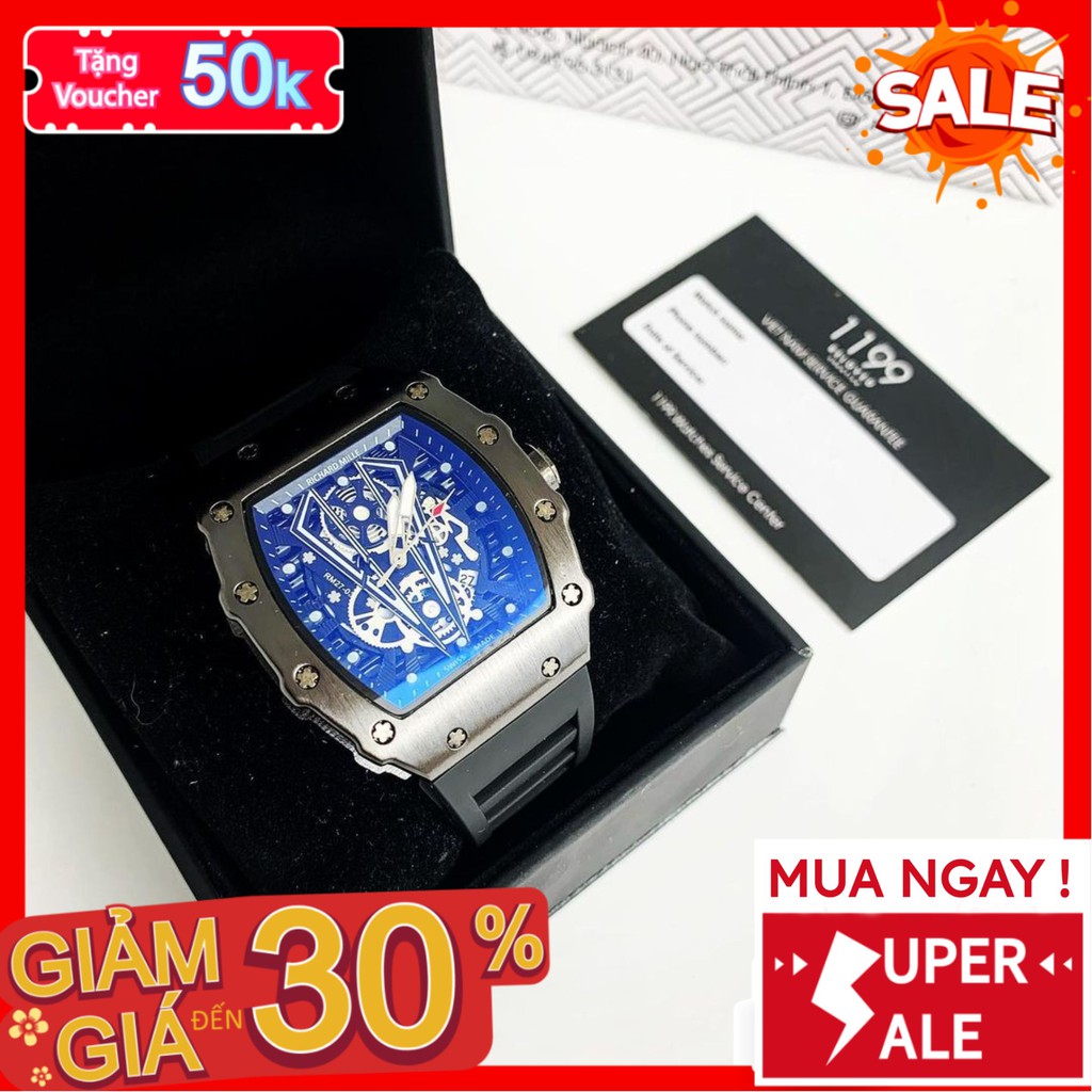 Đồng hồ nam - Đồng Hồ Dây Cao Su Chống Nước Chống Xước Máy Chuẩn Chất Liệu Cao Cấp Bảo Hành 6 Tháng 866 - 1199 Watches | BigBuy360 - bigbuy360.vn