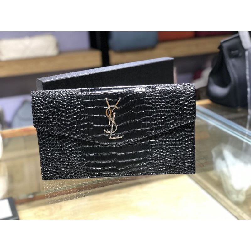 💥 ví cầm tay vân da rắn bản đẹp size 26