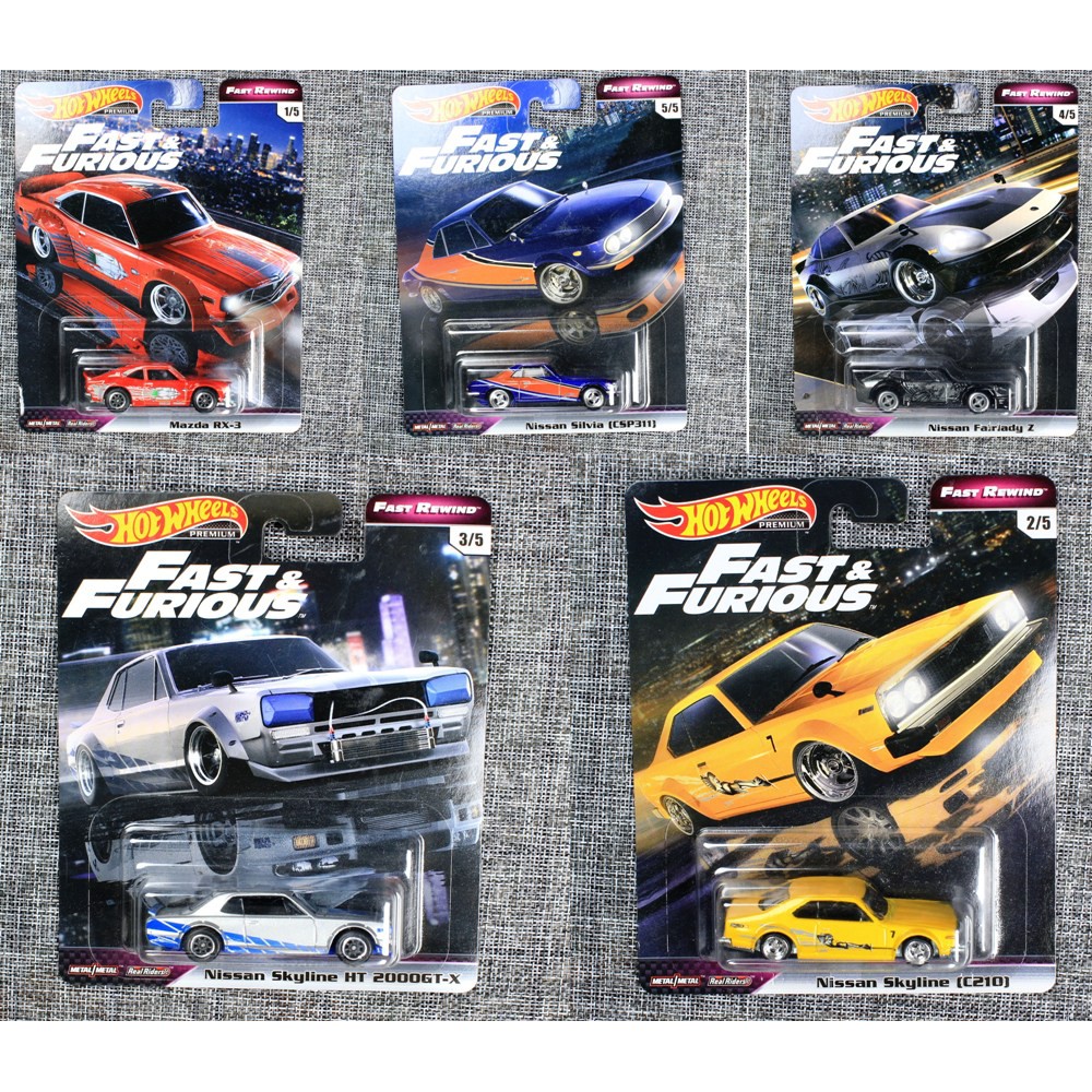 Xe mô hình Hotwheels Set Fast Furiors