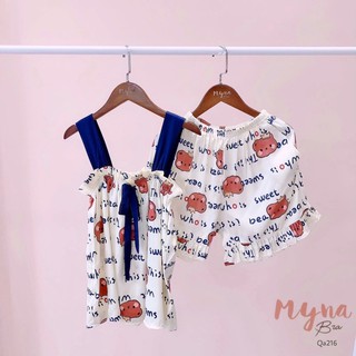 Bộ lụa dây nhún ngực: Qa216 (vui lòng gửi hình shop check trước khi đặt)