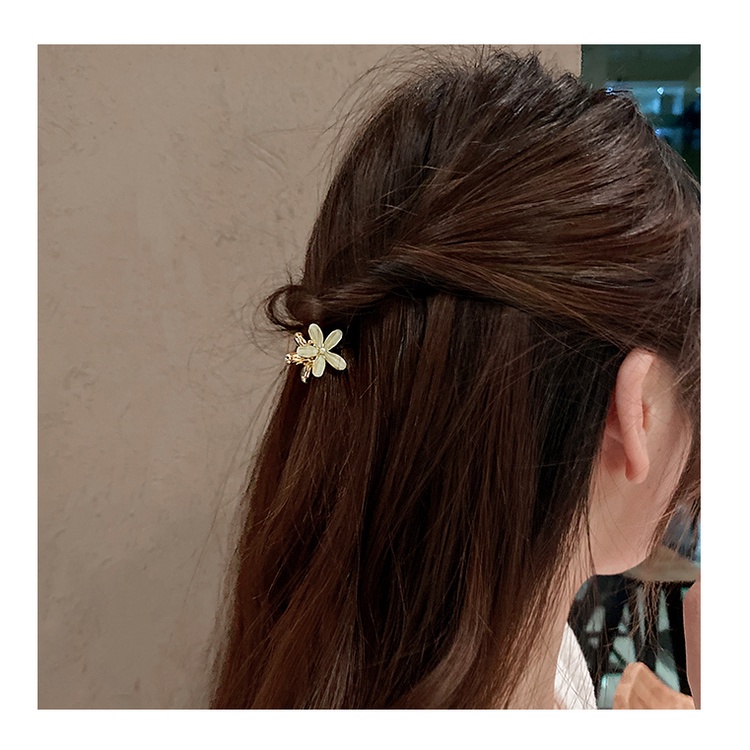 【kifli】Kẹp Tóc Đính Hoa Pha Lê Nhỏ Xinh Xắn Dành Cho Nữ