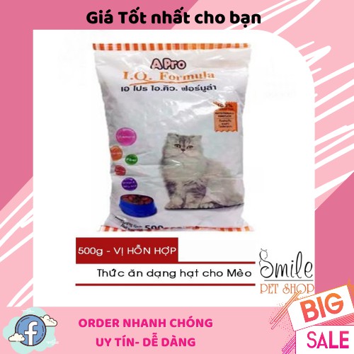 Thức Ăn Hạt Khô Cho Mèo APro IQ Formula 500g - Smile Pet Shop