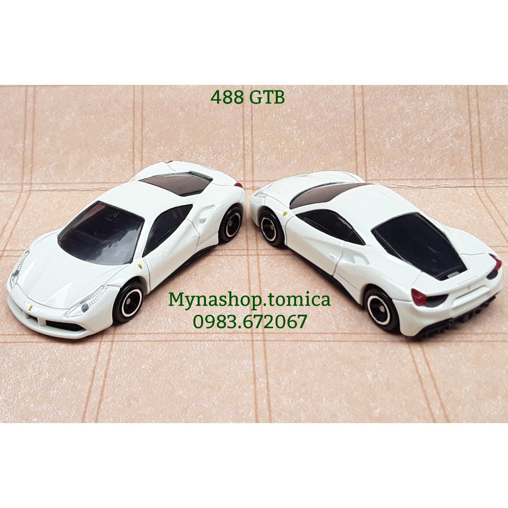 Đồ chơi mô hình tĩnh xe tomica, Ferrari Set, gồm 4 chiếc có hộp như hình (19x14x3.5)