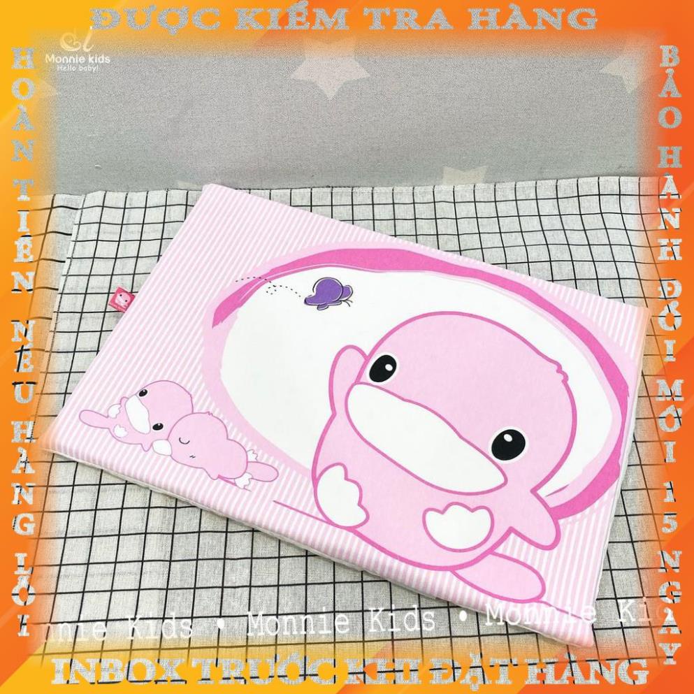 Gối cao su non cho bé Kuku KU2047, gối cao su chống ngạt thoáng khí - Monnie Kids hoaithuog