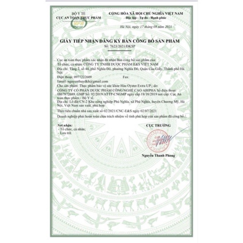 Hàu up - Tăng cường sinh lý nam giới