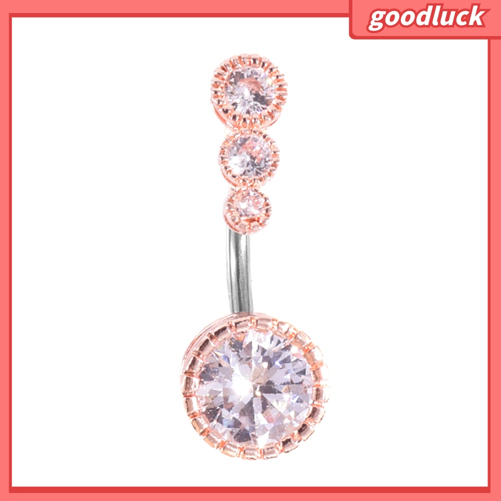 Khuyên Rốn Hình 4 Viên Đá Cho Nữ