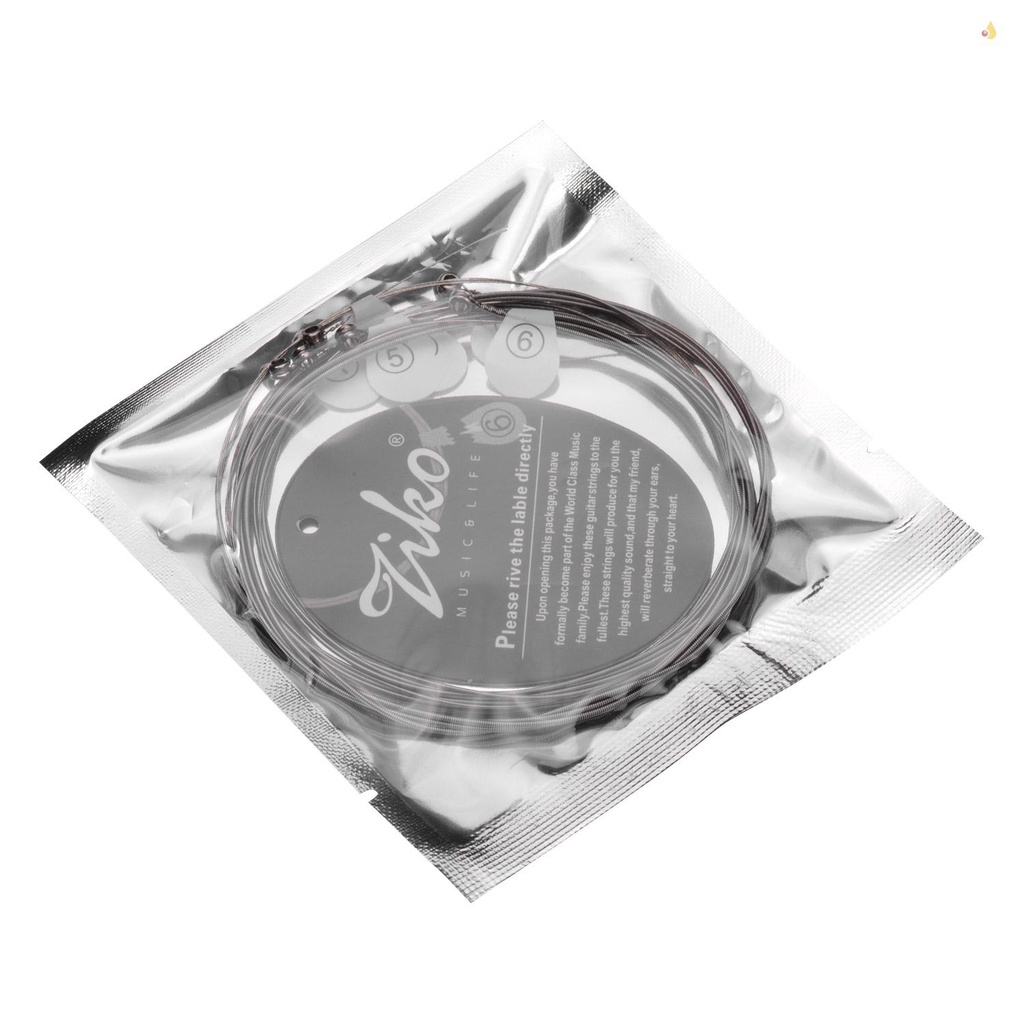 Bộ Dây Đàn Guitar Điện 6 Dây Bằng Hợp Kim Niken Chống Ăn Mòn (.009-.042)