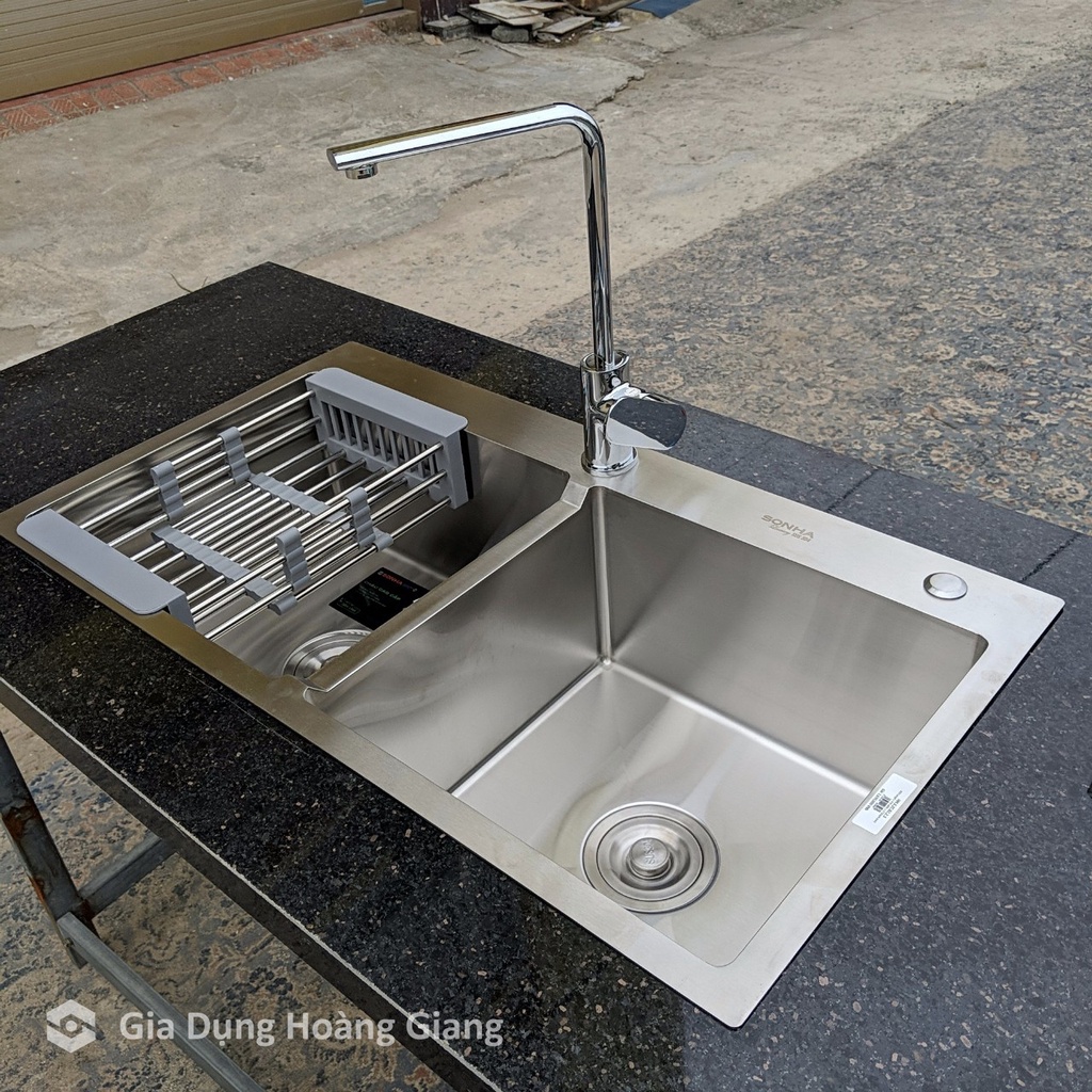 Chậu rửa bát Luxury Sơn Hà HM.X.2C.82.2.3 chính hãng