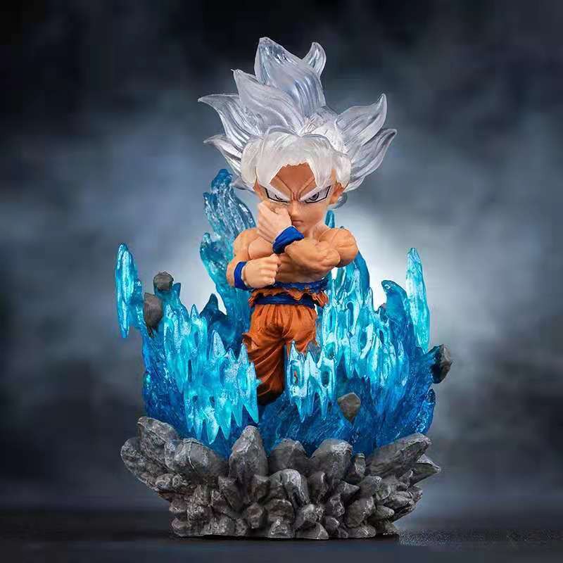 ❃๑☇Dragon Ball GK Goku Vegeta Broly Freedom và Super Blue Deep Transform Saiyan Q Version Figure