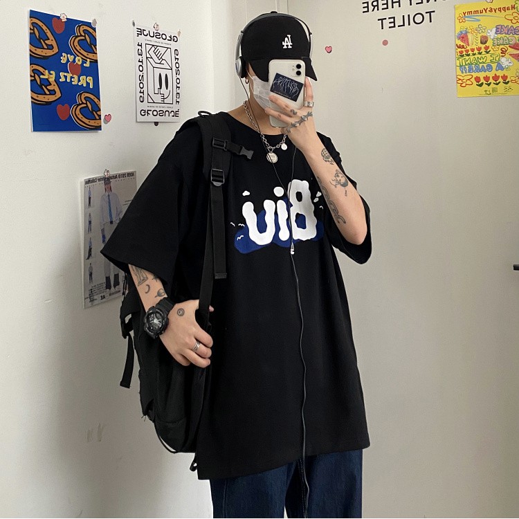 Áo thun tay lỡ cặp đôi form rộng Yinxx, áo cặp Unisex phong cách Ulzzang ATL944