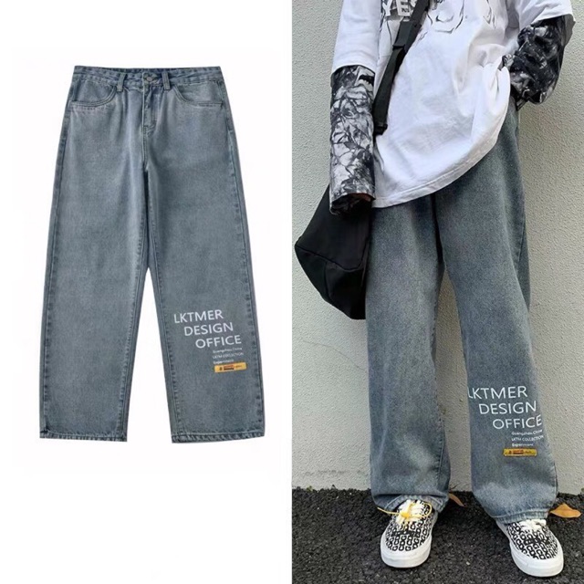 THANH LÝ SIÊU RẺ - Quần Jean Nam nữ ống rộng Có Video