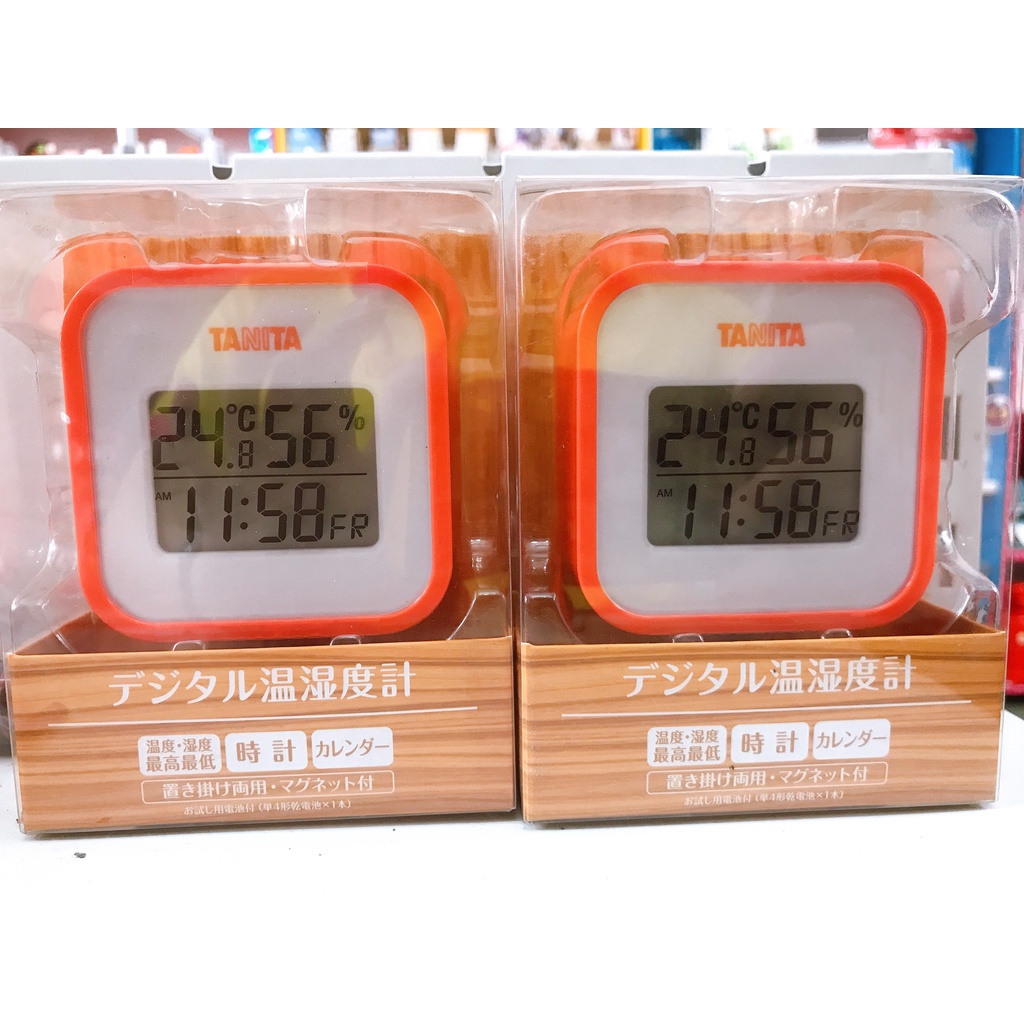 Nhiệt kế ẩm Tanita TT558GY màu cam