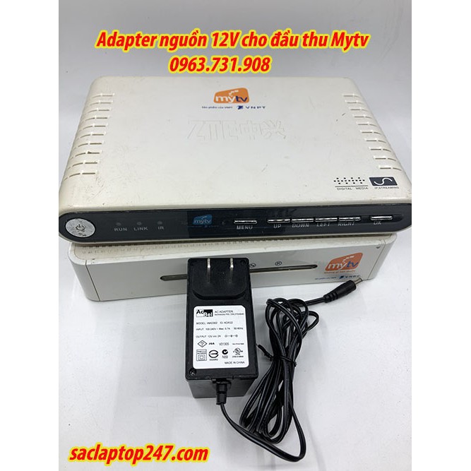 Adapter nguồn 12V 2A cho đầu thu Mytv  chính hãng