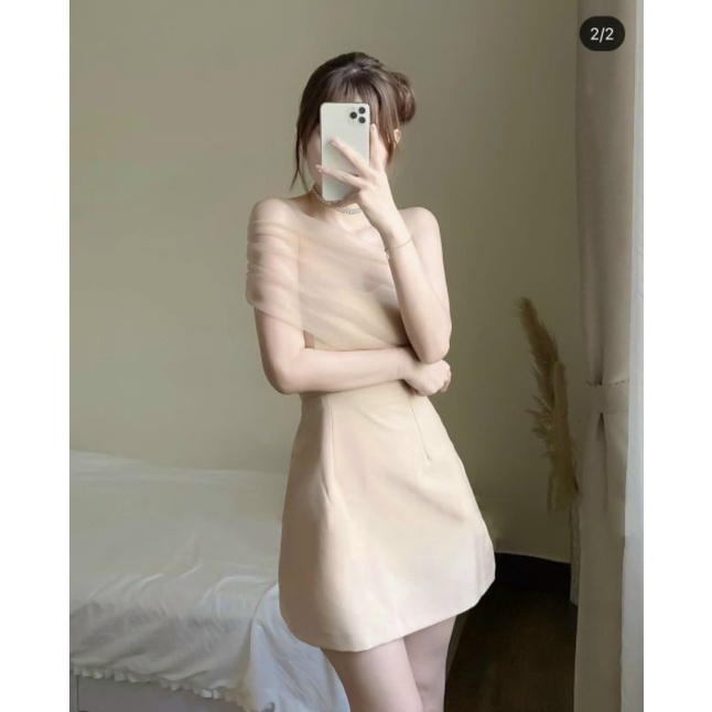 Đầm chéo vai Chibi Dress