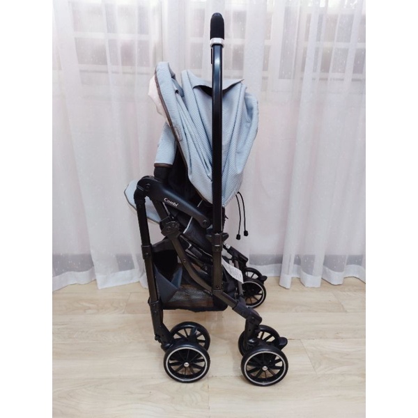 Xe đẩy Combi Mechacal Handy auto 4 Cas Mist Blue