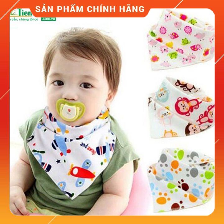 Khăn Yếm Tam Giác 💖𝑭𝑹𝑬𝑬𝑺𝑯𝑰𝑷💖 Khăn Yếm size to Có cúc Bấm Cho Bé Yêu Hàng Cao Cấp 1c/ 1 túi