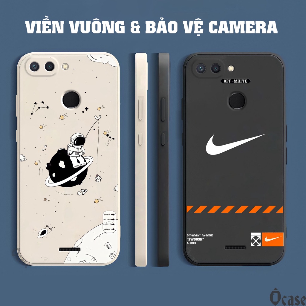 Ốp lưng Xiaomi Redmi 6 cạnh vuông và có bảo vệ camera