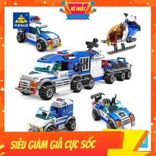 Đồ chơi lắp ráp - lego xe tải cảnh sát 4 in 1