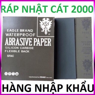 Giấy nhám Nhật 2000 đen , giấy ráp chà xe máy, ô tô KOVAX , Nhập khẩu Nhật Bản