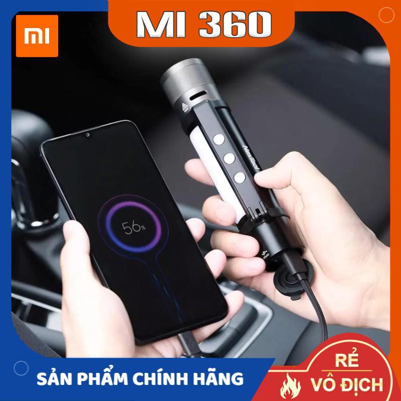 Đèn Pin Siêu Sáng Đa Năng Xiaomi Nextool NE20030 Ngoài Trời 6 trong 1✅ Kiêm Pin Sạc Dự Phòng 2600mAh, Còi Báo Động