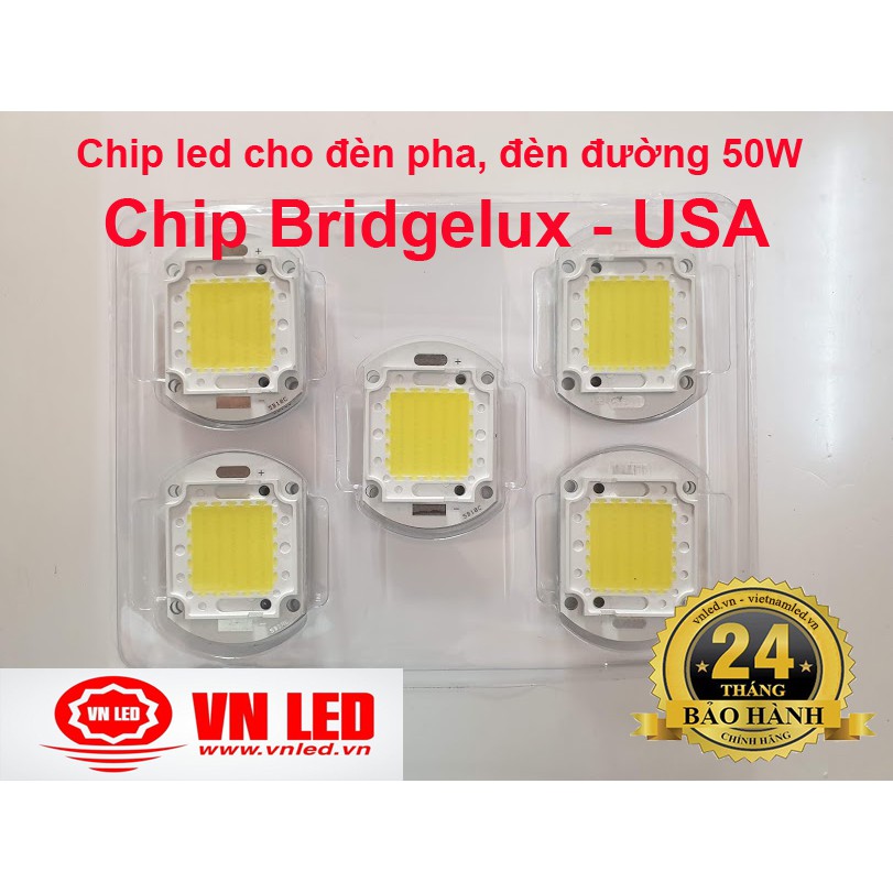 CHÍP LED ĐÈN PHA 50W Briglux của Mỹ, - Tặng kèm keo tản nhiệt đt 0936395395