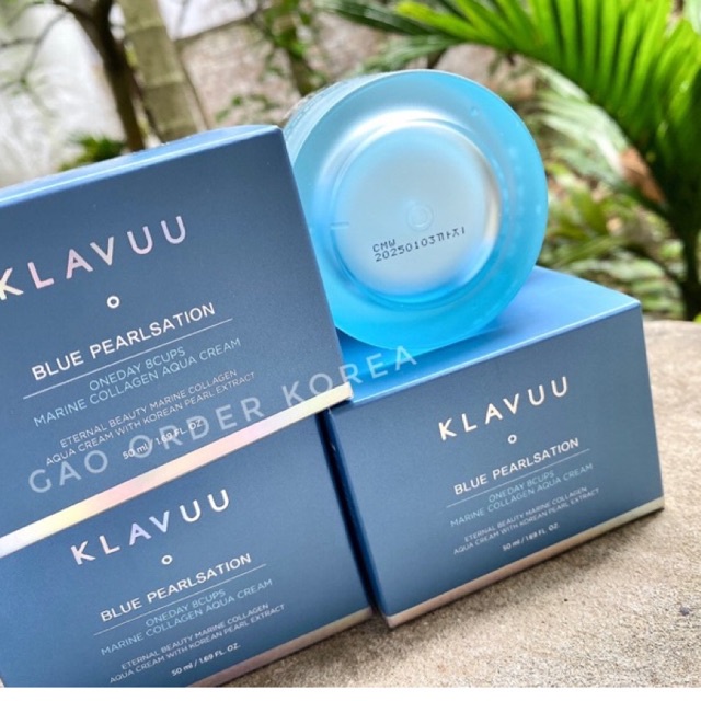 Kem Dưỡng Da cấp ẩm, cấp nước Klavuu Blue One Day 8 Cup Collagen 50ml