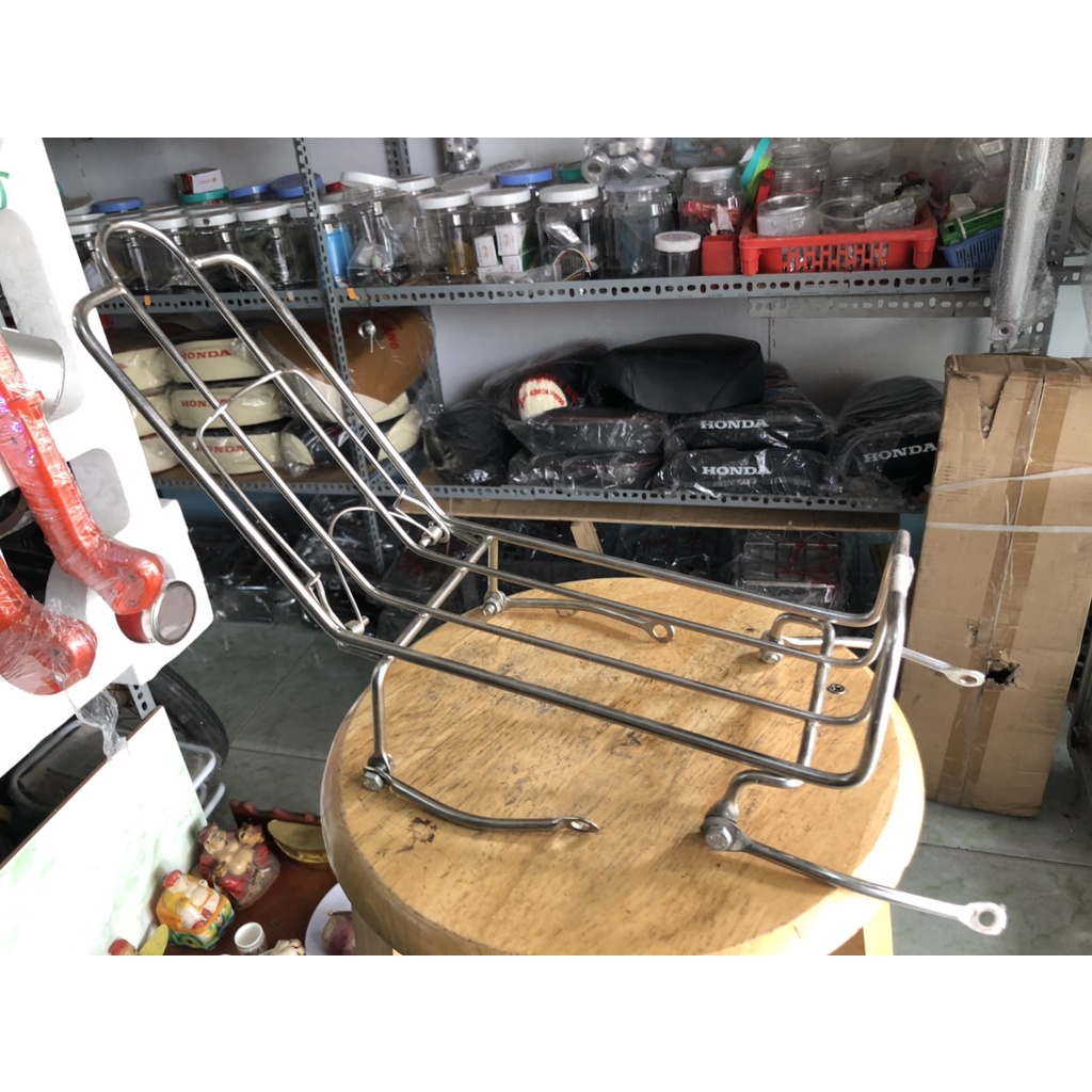 Baga giữa cho anh em dọn xe Chaly bằng sắt xe sáng rất đẹp