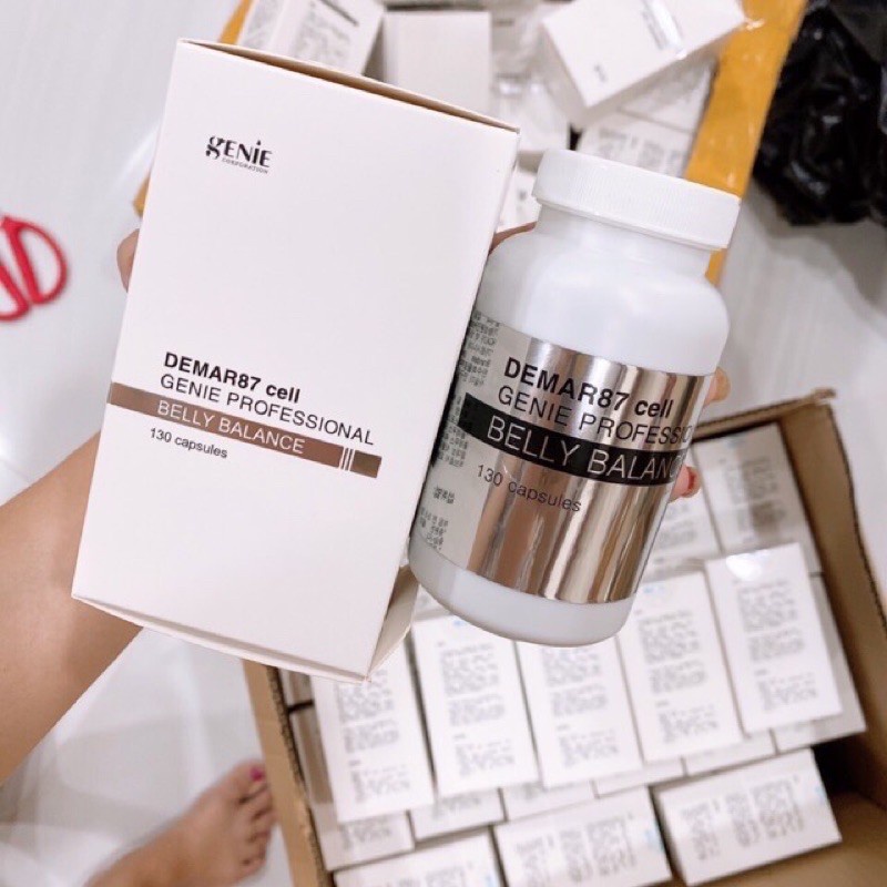 Viên Uống Tan Mỡ Bụng Genie Demar87 Cell Professional Belly Balance Hàn Quốc Giúp Đào Thải Lượng Mỡ Dư Thừa