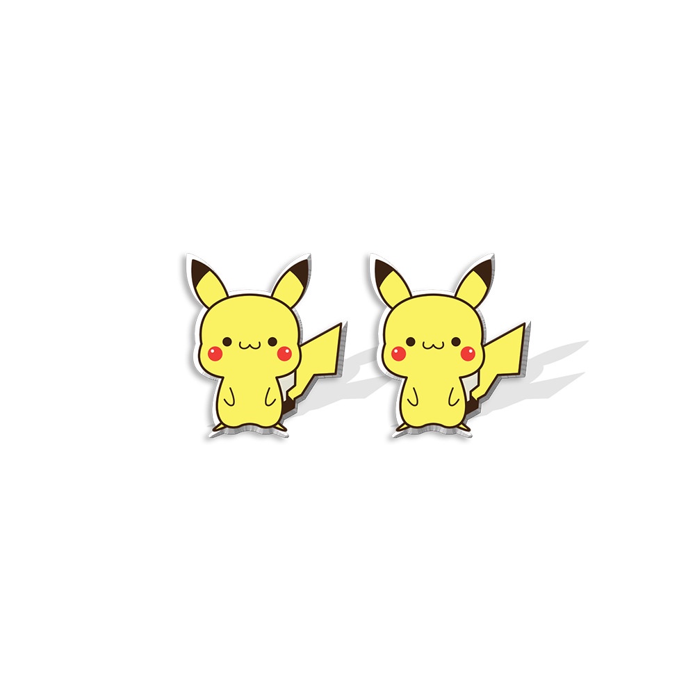Bông Tai Acrylic Hình Pokemon Pikachu Dễ Thương Thời Trang Unisex Dễ Phối Đồ Hàn Quốc