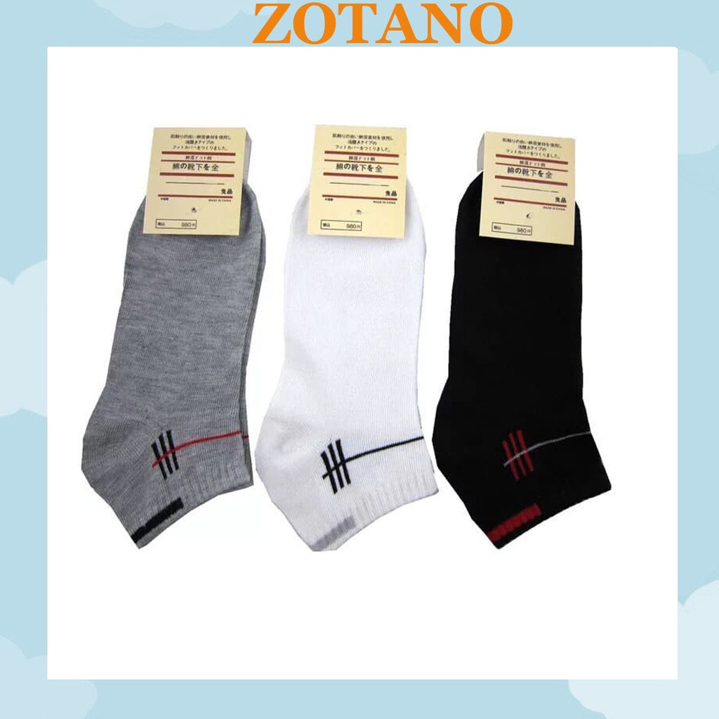 Combo 10 Đôi Tất Viền Cổ Kháng Khuẩn CT4