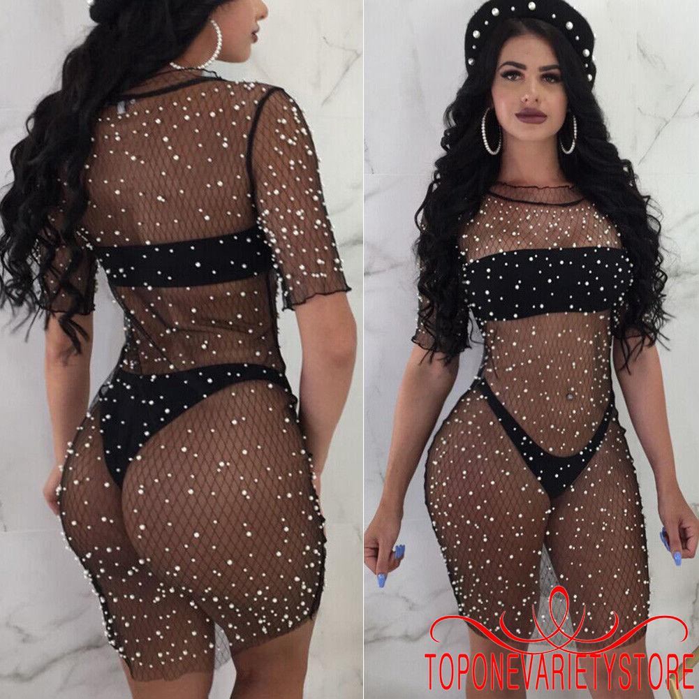 Áo ren khoác ngoài bikini thời trang gợi cảm cho nữ
