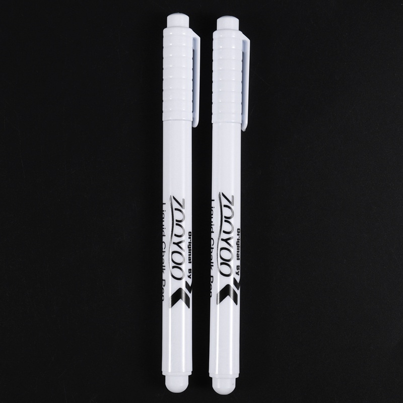 2PC Liquid Chalk Pen Marker For Glass Chalkboard Blackboard white