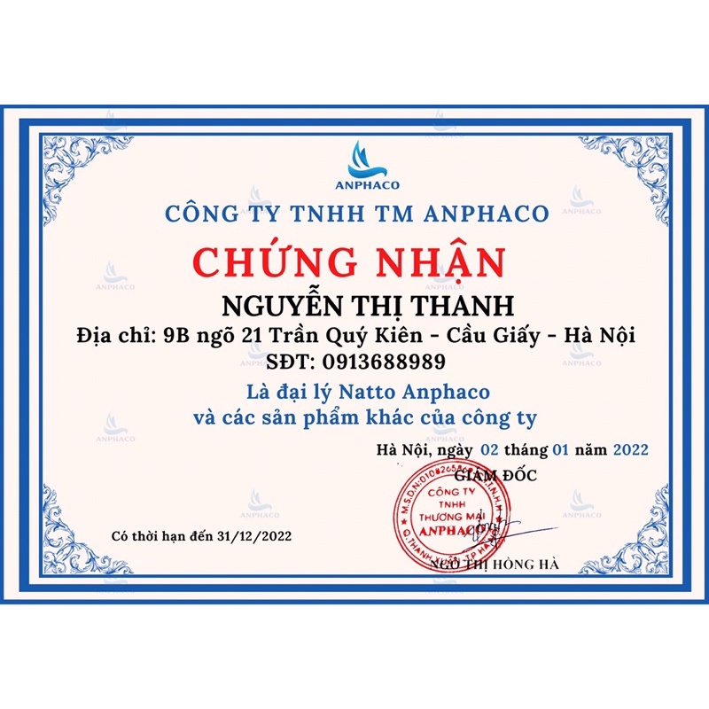 Đậu tương lên men natto của Anphaco