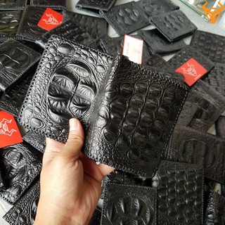 Ví Da Bò Dập Vân Cá Sấu BVCS01