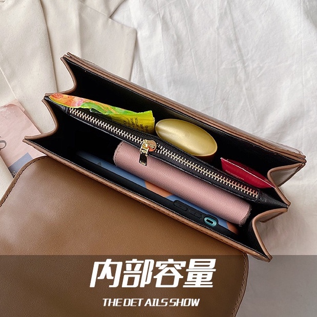 Túi xách nữ đeo chéo Quảng Châu phong cách Vintage nhiều ngăn có khóa kéo cao cấp O1N-18058