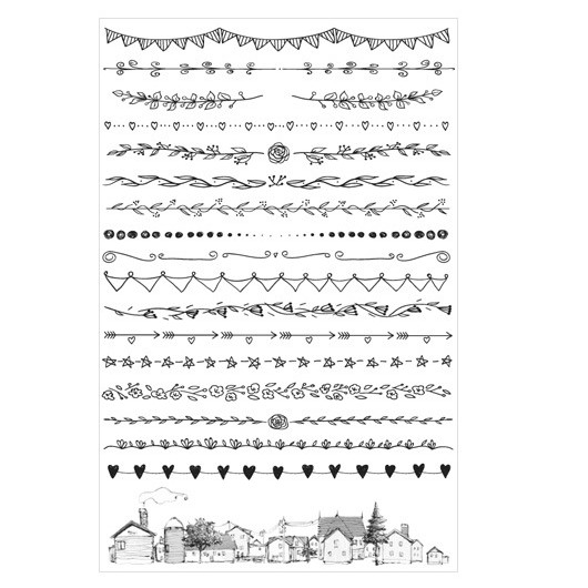 SET STICKER ngăn dòng siêu cưng - dividing sticker