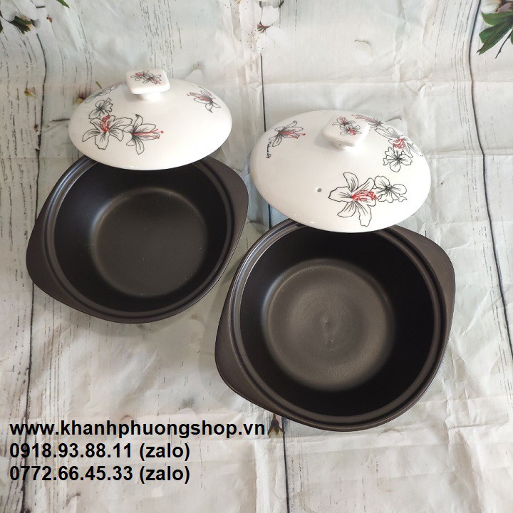 Nồi sứ kho cá - nồi sứ