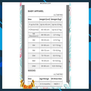 [Thanh lý] Set đồ cho bé Carters hàng nhập Mỹ