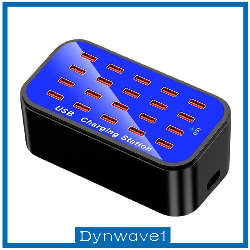 [DYNWAVE1] Universal USB Charging Station Charger 20-Port 90W/20A for Tablets Laptop UK