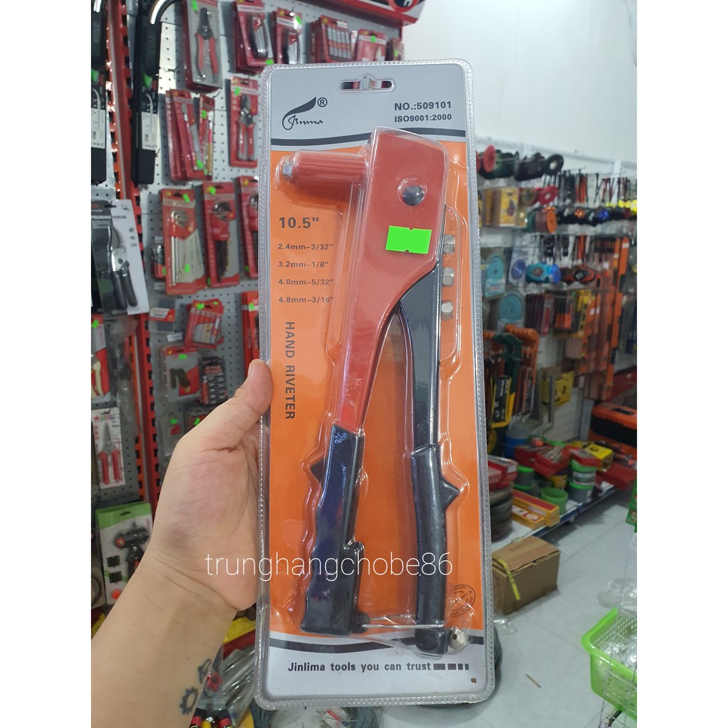 Kìm rút đinh, kìm bấm rive loại Tốt màu cam 10.5''