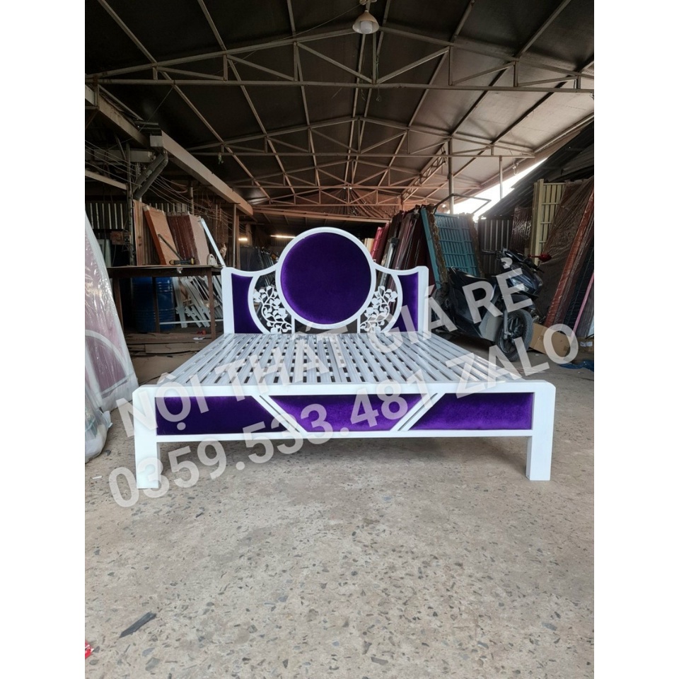 Giường sắt đơn thiết kế hiện đại mẫu mã đa dạng, đủ kích thước yêu cầu giá xưởng Freeship HCM