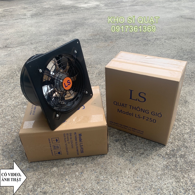 Quạt Hút Gió Quạt Thông Gió LS FREESHIP Hút Mùi Nhà Bếp , Nhà tắm , Nhà vệ sinh Cánh Và Vỏ Sắt, Mô Tơ Dây Đồng 100%