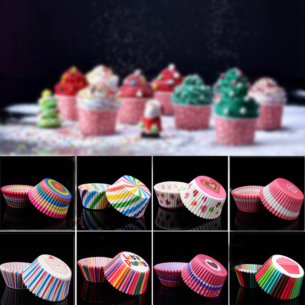 Cốc Giấy Đựng Bánh Cupcake / Muffin Mini Không Mùi Tiện Dụng