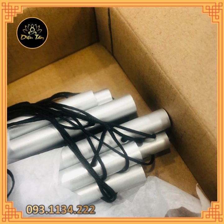 Chuông Gió 12, 18 Ống Hợp Kim Nhôm Và Gỗ Dùng Trang Trí Ban Công