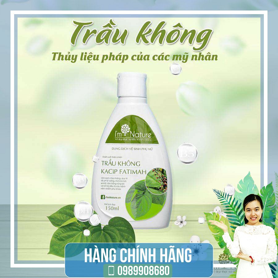 ⚡️HÀNG CHUẨN⚡️ DUNG DỊCH VỆ SINH PHỤ NỮ TRẦU KHÔNG I'M NATURE