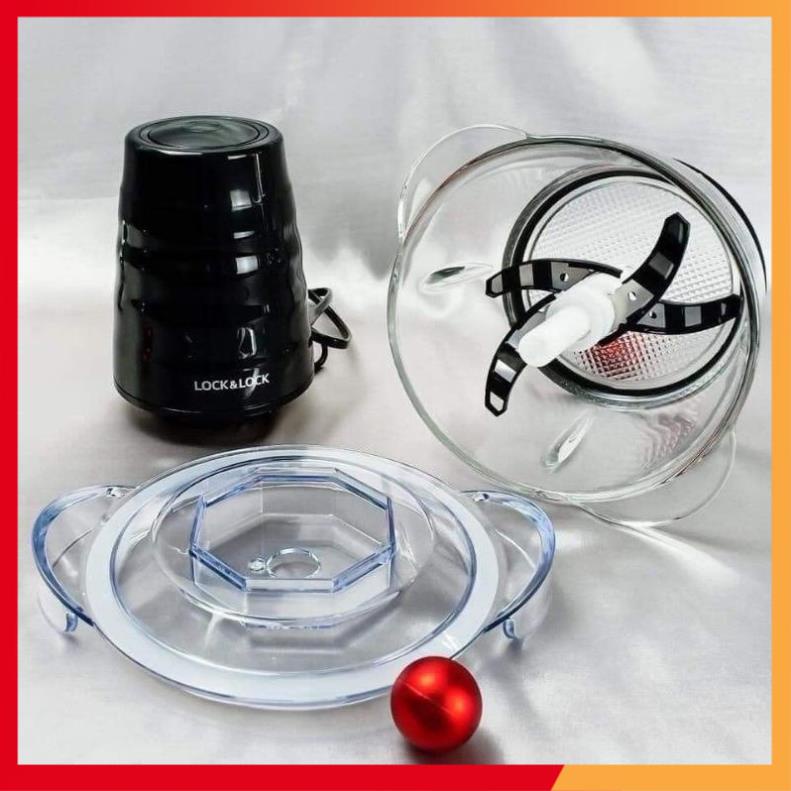 Máy xay thịt cối thủy tinh 1L Lock&Lock cối thuỷ tinh EJM156 - Chính hãng bảo hành 12 tháng