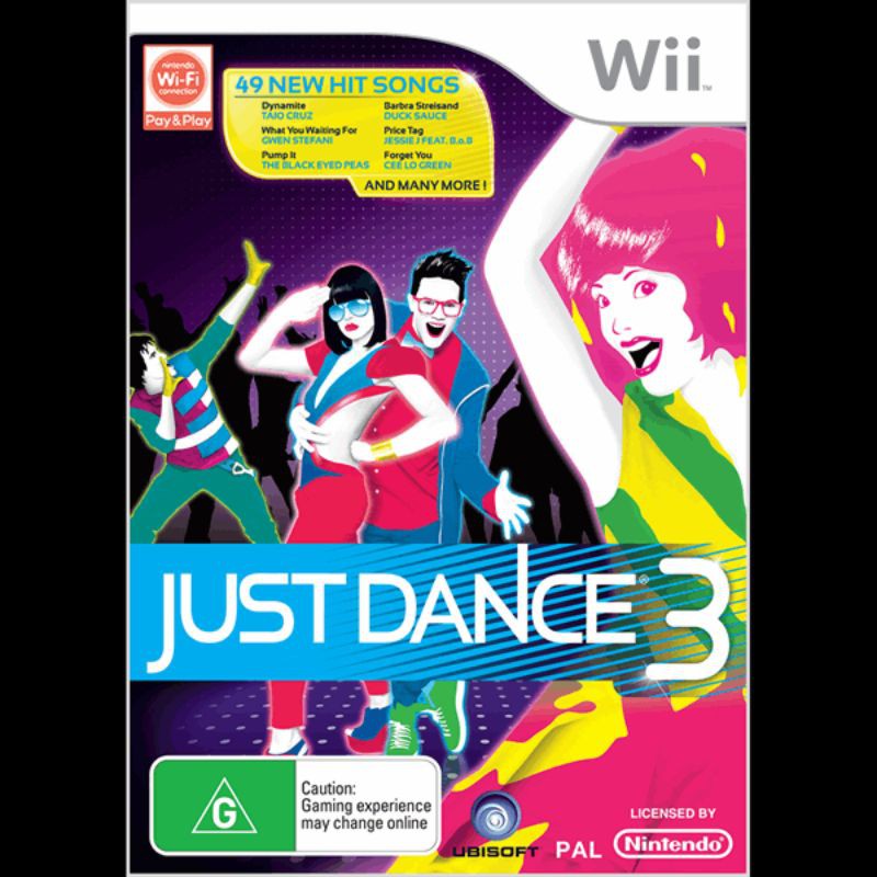 Băng Cassette Nintendo Wii Just Dance 3 Chất Lượng Cao