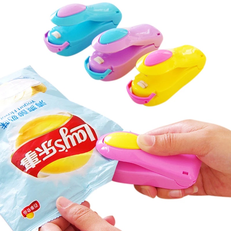 Máy Hàn Miệng Túi Thực Phẩm Mini Cầm Tay Bằng Nhựa Màu Sắc Ngẫu Nhiên
